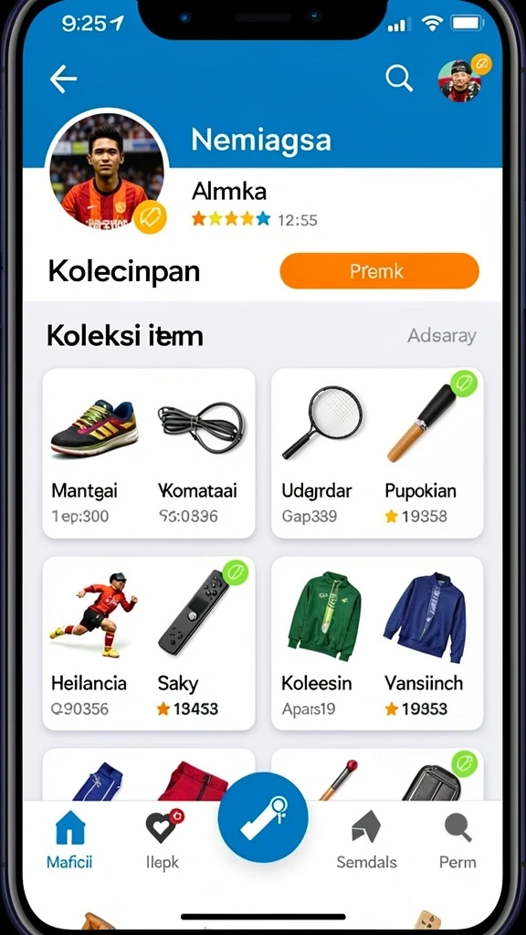 indslot - Screenshot menunjukkan berbagai pilihan mesin slot yang tersedia.