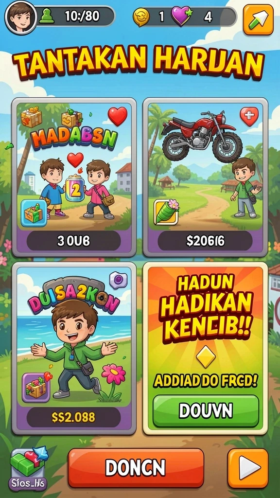 melody77 - Antarmuka pengguna yang intuitif dan ramah.