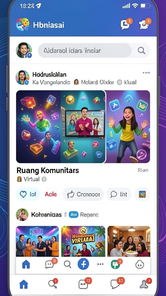 vt789 - Tampilan menu yang user-friendly dan intuitif.